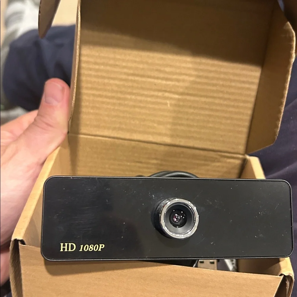 Black Web Camera - Full HD